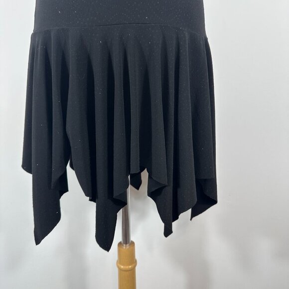 Vtg Y2K Judy Knapp Asymmetrical Strapless Mini Dress M Fairy Grunge Whimsigoth - Picture 7 of 12